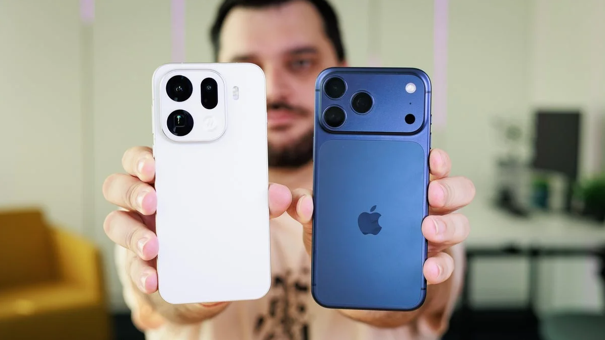 Oppo Find X9 Pro và&nbsp;iPhone 17 Pro Max.