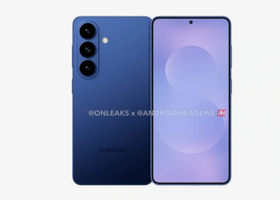 Màu dự kiến của&nbsp;Galaxy S26, Galaxy S26 Plus, Galaxy S26 Pro sẽ có màu xanh đậm.