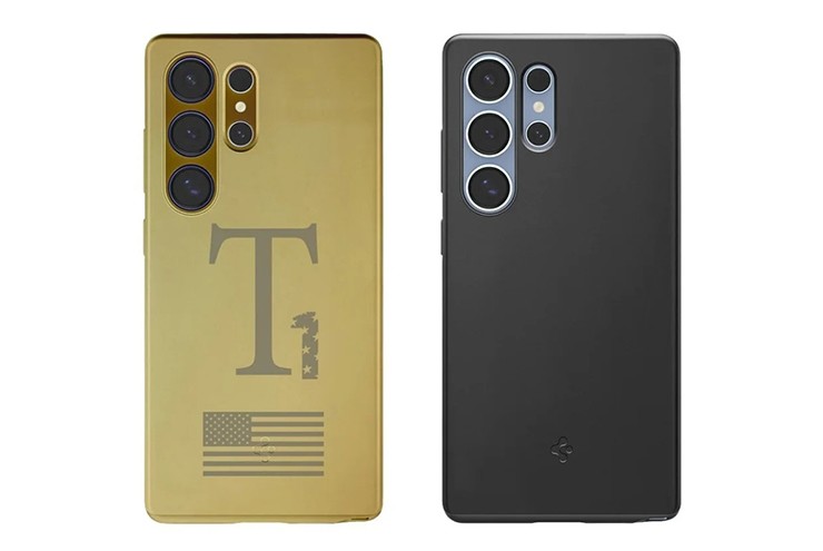 Thay vì&nbsp;T1 Phone, Trump Mobile lại đăng tải sản phẩm của Samsung.