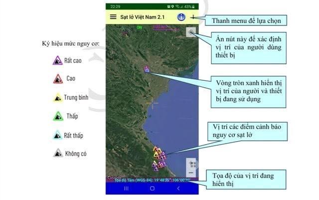 canh bao sat lo,  canh bao lu quet,  ung dung sat lo,  sat lo Viet Nam,  du bao sat lo,  canh bao thien tai,  phong tranh lu quet anh 3