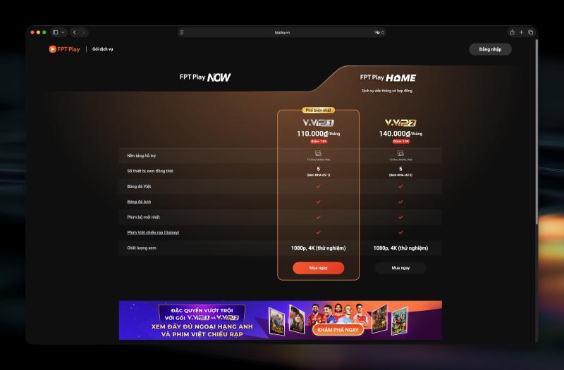 FPT Play EPL,  FPT Ngoai hang Anh,  xem Ngoai hang Anh,  FPT Play la gi,  Hoang Viet Anh anh 3