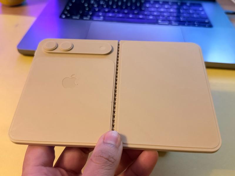 iPhone man hinh gap,  iPhone Fold ra mat,  thiet ke iPhone Fold,  cau hinh iPhone Fold anh 4
