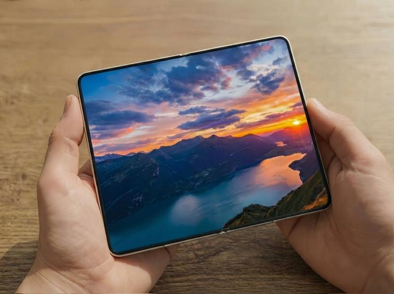 iPhone man hinh gap,  iPhone Fold ra mat,  thiet ke iPhone Fold,  cau hinh iPhone Fold anh 8
