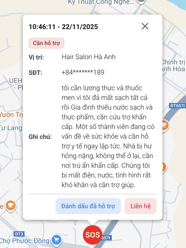 Ban do Zalo SOS anh 6