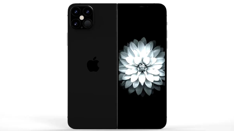 Ảnh concept&nbsp;iPhone màn hình gập.