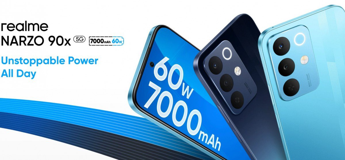 Realme Narzo 90x có màn hình khá&nbsp;lớn.