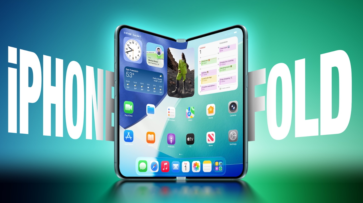 Ảnh concept iPhone Fold.