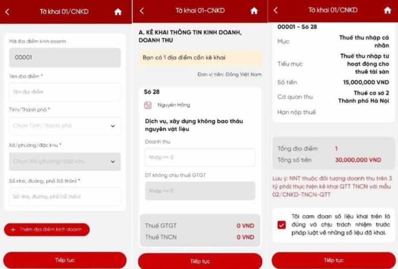 khai thue tren eTax Mobile anh 4