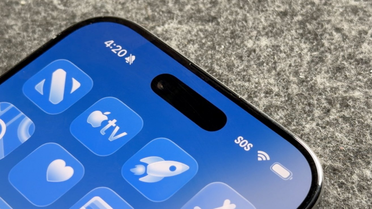 Dynamic Island trên iPhone hiện tại. Ảnh: AppleInsider