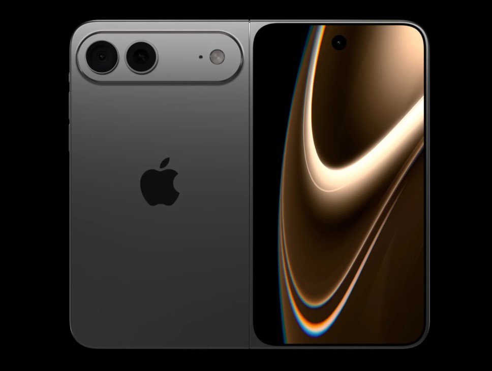 Ảnh concept iPhone màn hình gập.