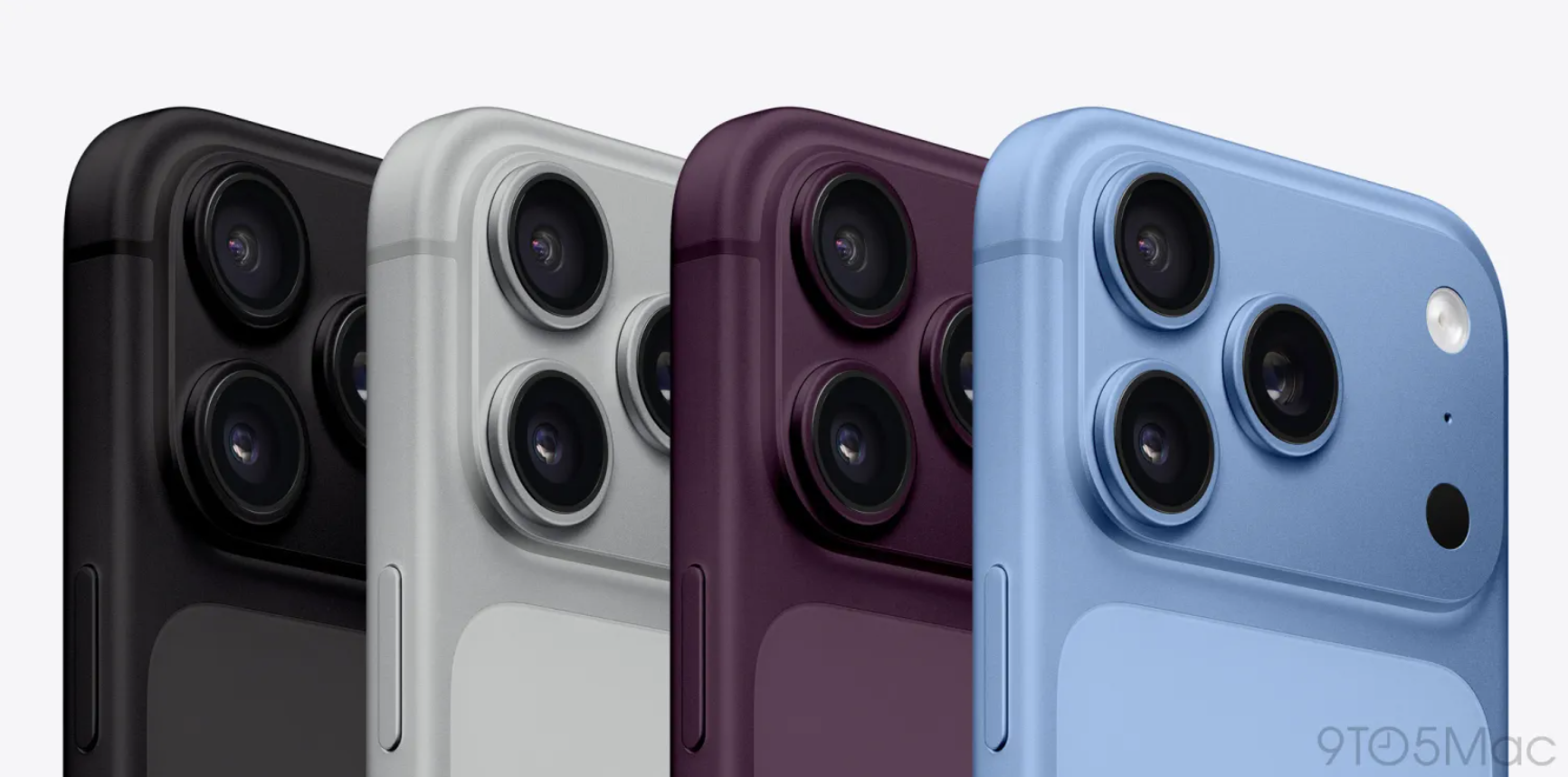 Các màu dự kiến của iPhone 18 Pro.