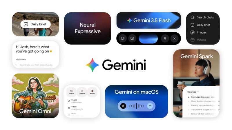 Google Gemini 3.5 Flash,  Google Gemini Spark,  Google Gemini Omni,  su kien I/O 2026,  Gemini Omni la gi anh 2