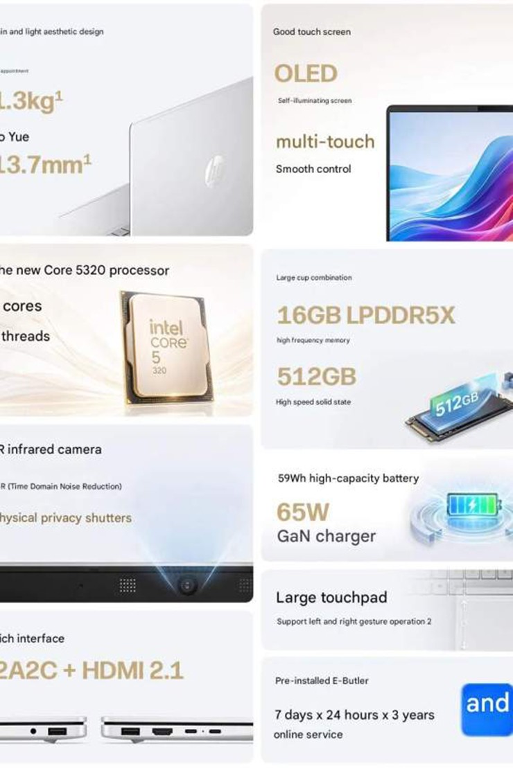 Các thông số&nbsp;StarBook Plus cũng nổi bật so với MacBook Neo.