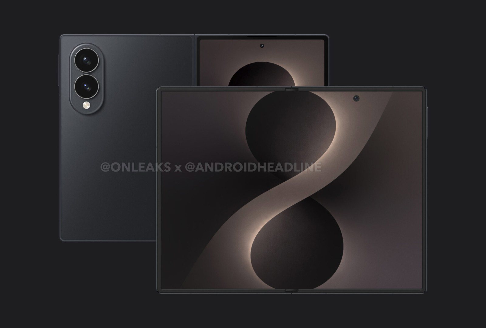 Ảnh concept&nbsp;Galaxy Z Fold Wide.