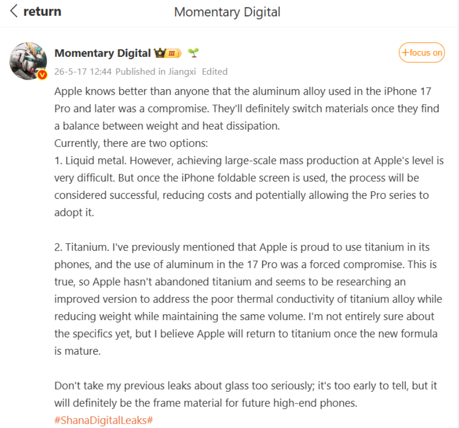 Tin đồn về iPhone 20.