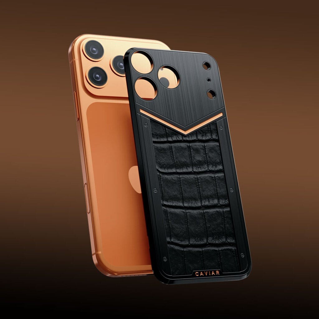 Caviar ra mắt ốp lưng từ tính cho iPhone 17 Pro Max bằng da cá sấu, hóa thạch khủng long - 5