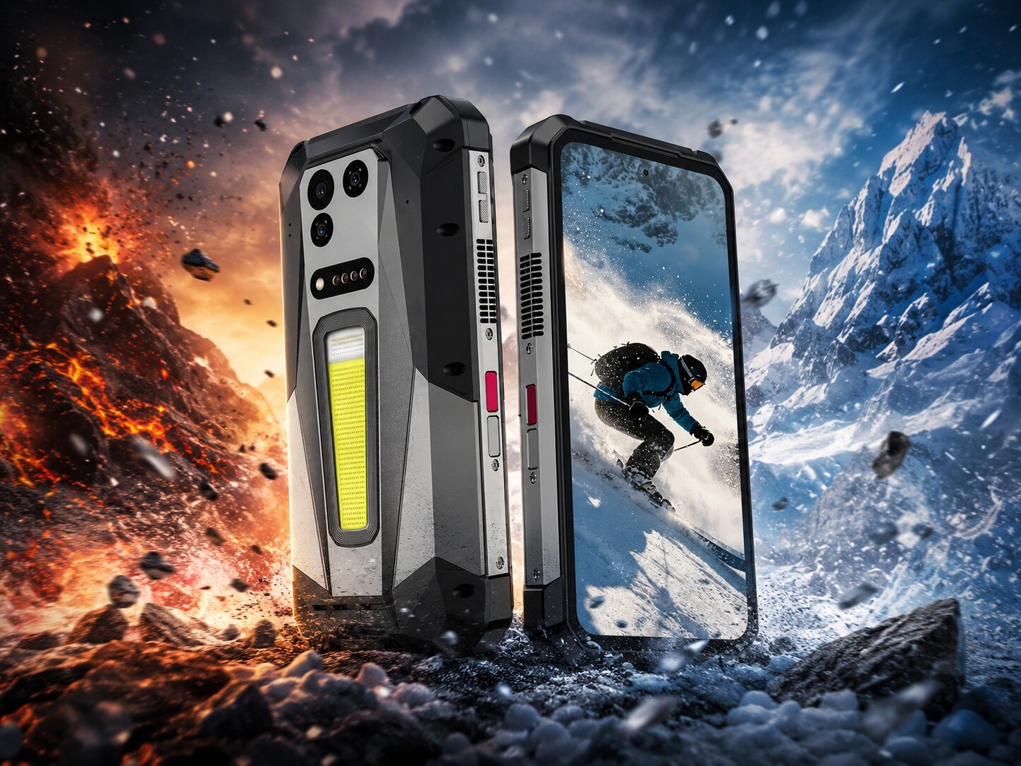 Ra mắt điện thoại siêu bền pin 17.600 mAh, tích hợp máy chiếu 2K - 1