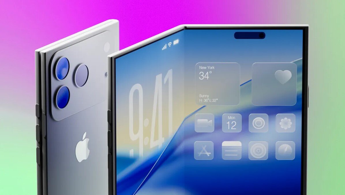 Ảnh concept iPhone Fold.