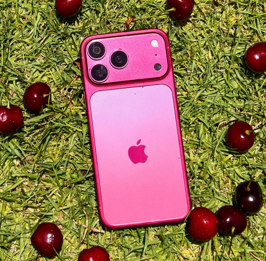 Ảnh concept iPhone 18 Pro màu Cherry.