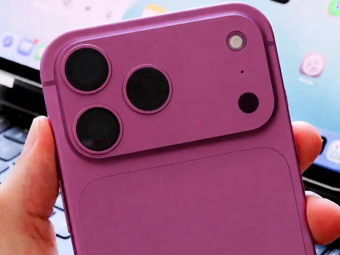 Ảnh concept iPhone 18 Pro.