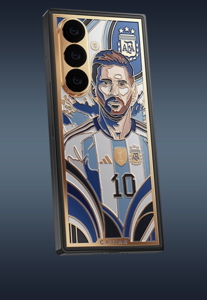 Caviar ra mắt bộ sưu tập smartphone mạ vàng tôn vinh Messi và Ronaldo - 2