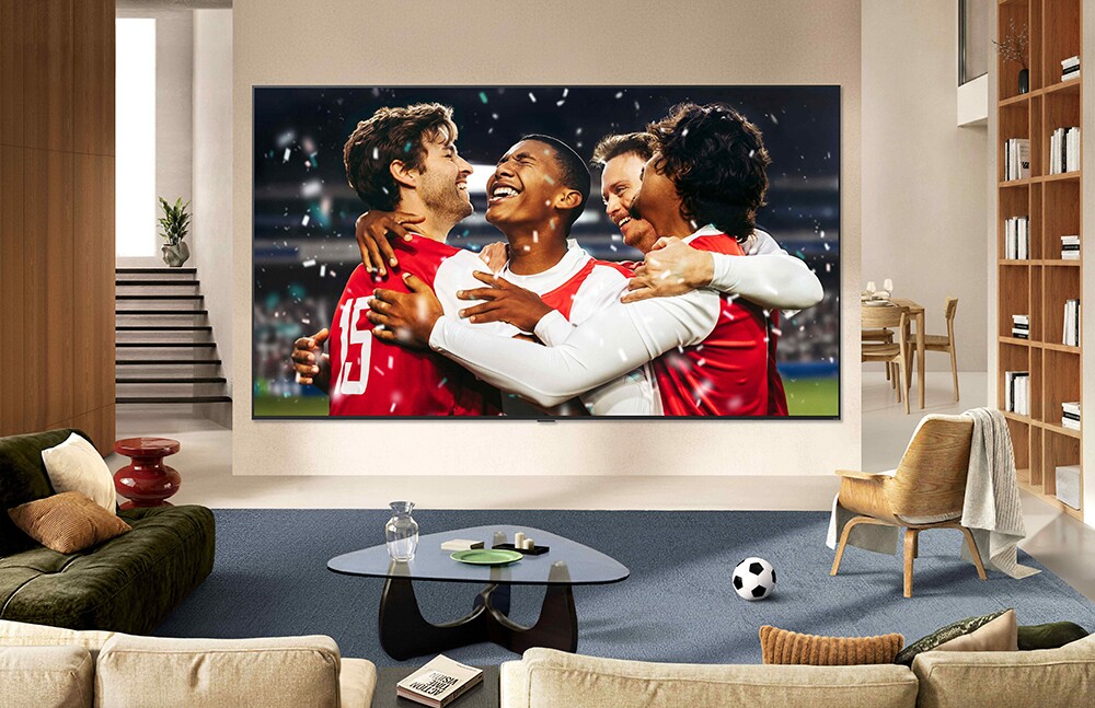 Các dòng TV LG siêu lớn năm 2026 sở hữu nền tảng xử lý hình ảnh mạnh mẽ, hỗ trợ chuyển động mượt mà và tối ưu chất lượng hiển thị.