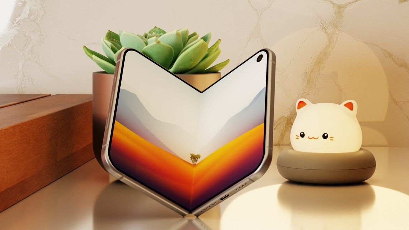 Ảnh concept iPhone Fold.