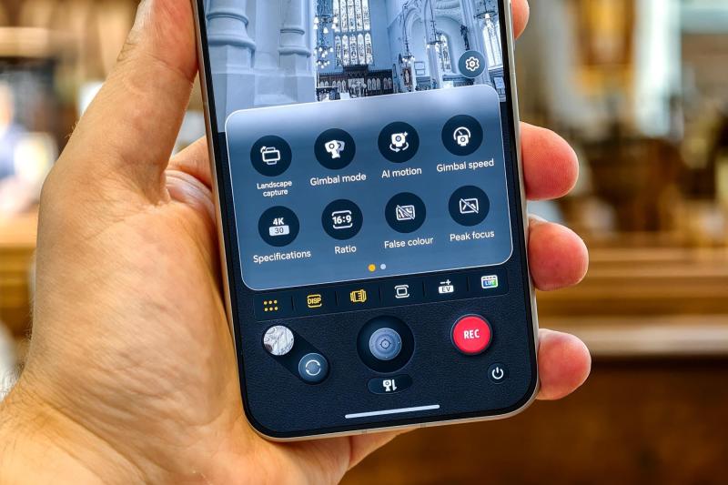 Honor Robot Phone,  gimbal chống rung smartphone,  gimbal DJI Osmo Pocket,  smartphone tích hợp gimbal ảnh 9