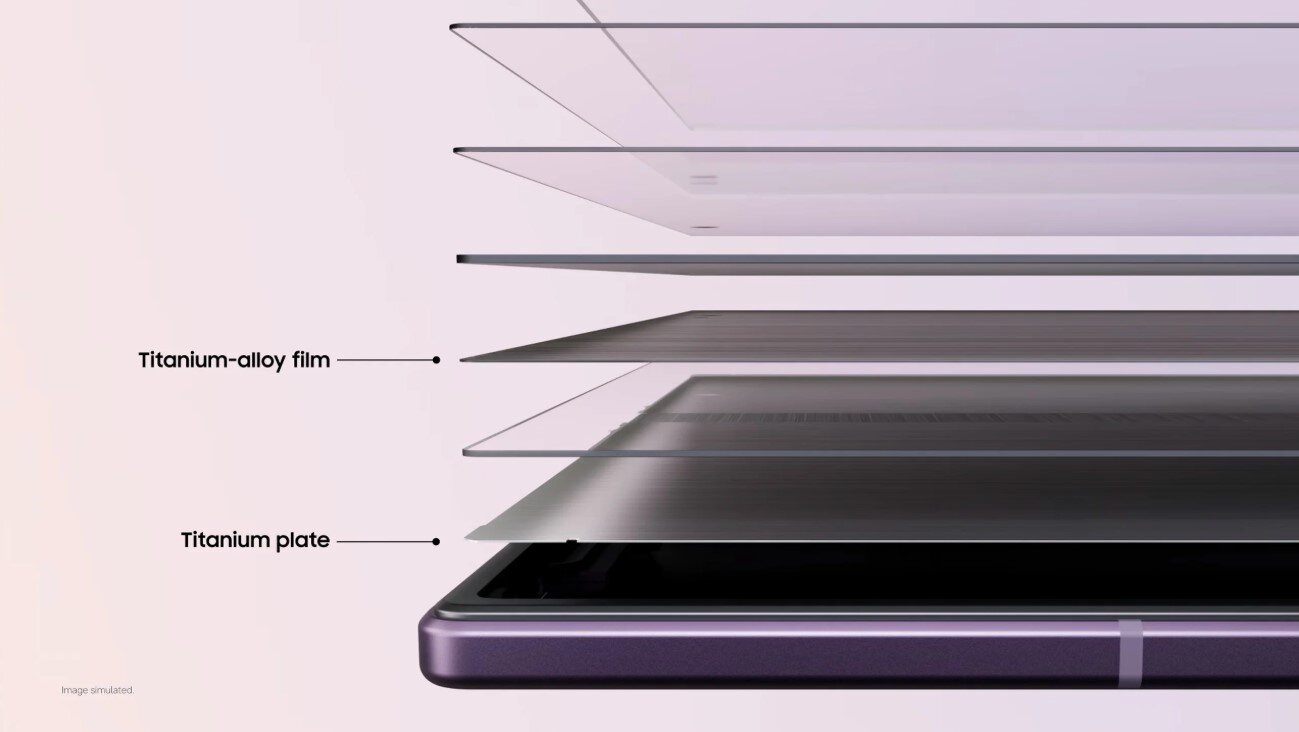 Công nghệ màn hình Flex Titanium trên Galaxy Z Fold8.