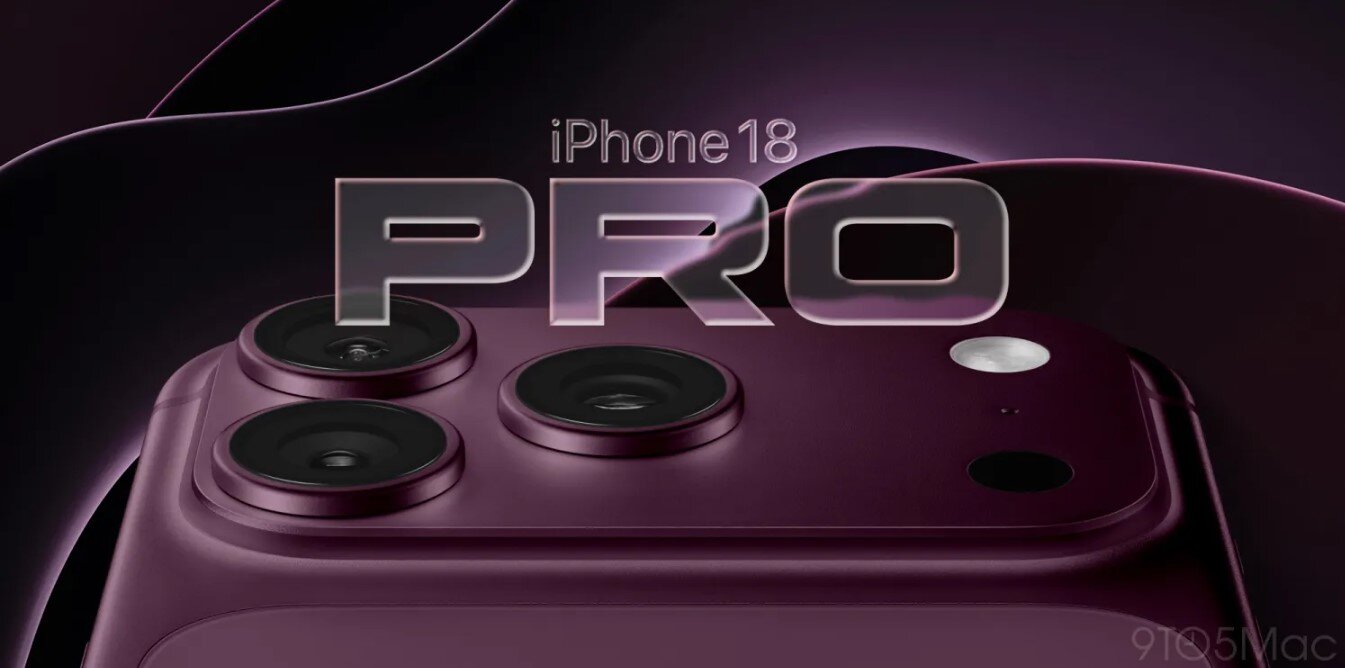 Ảnh concept iPhone 18 Pro.