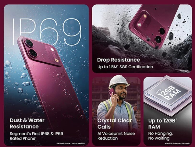 Cấu hình của Spark Go 3 Pro.