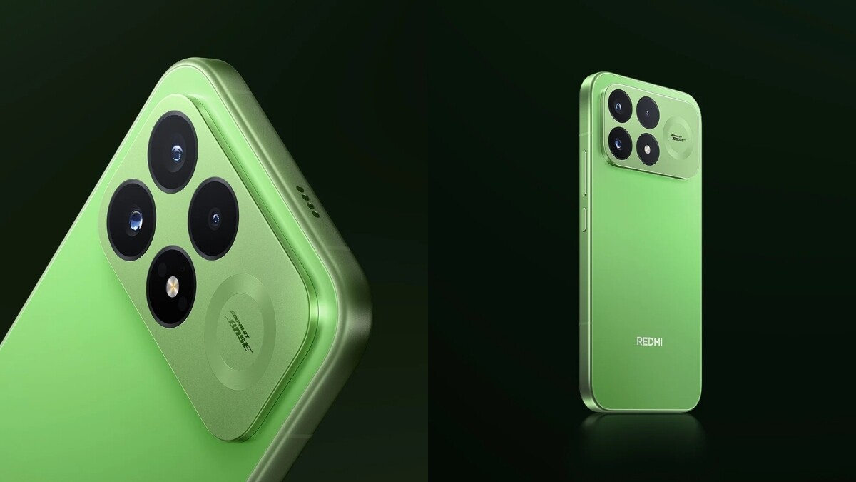 Redmi K100 Pro có màu xanh siêu nổi bật.