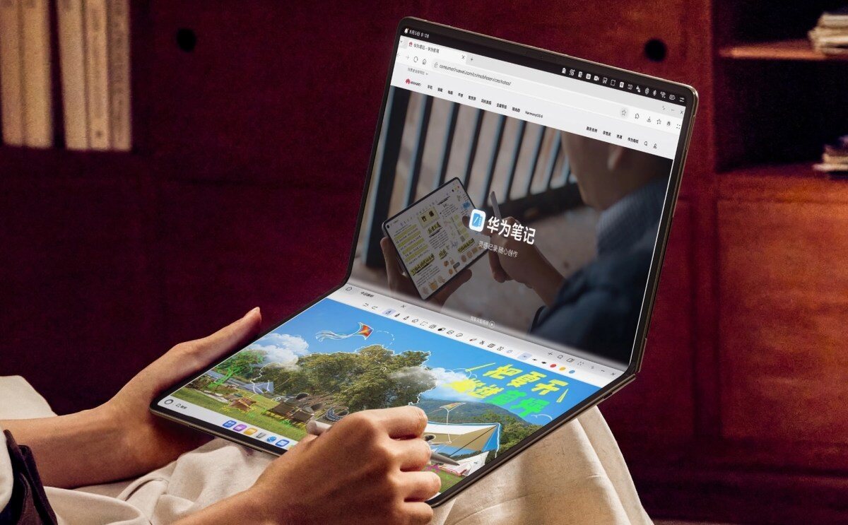 MateBook Fold 2026 với màn hình gập.