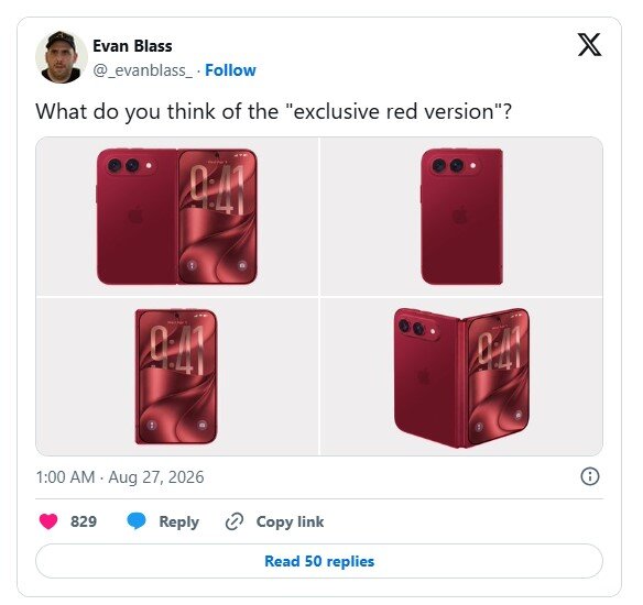 Tin đồn về màu sắc của iPhone Ultra.