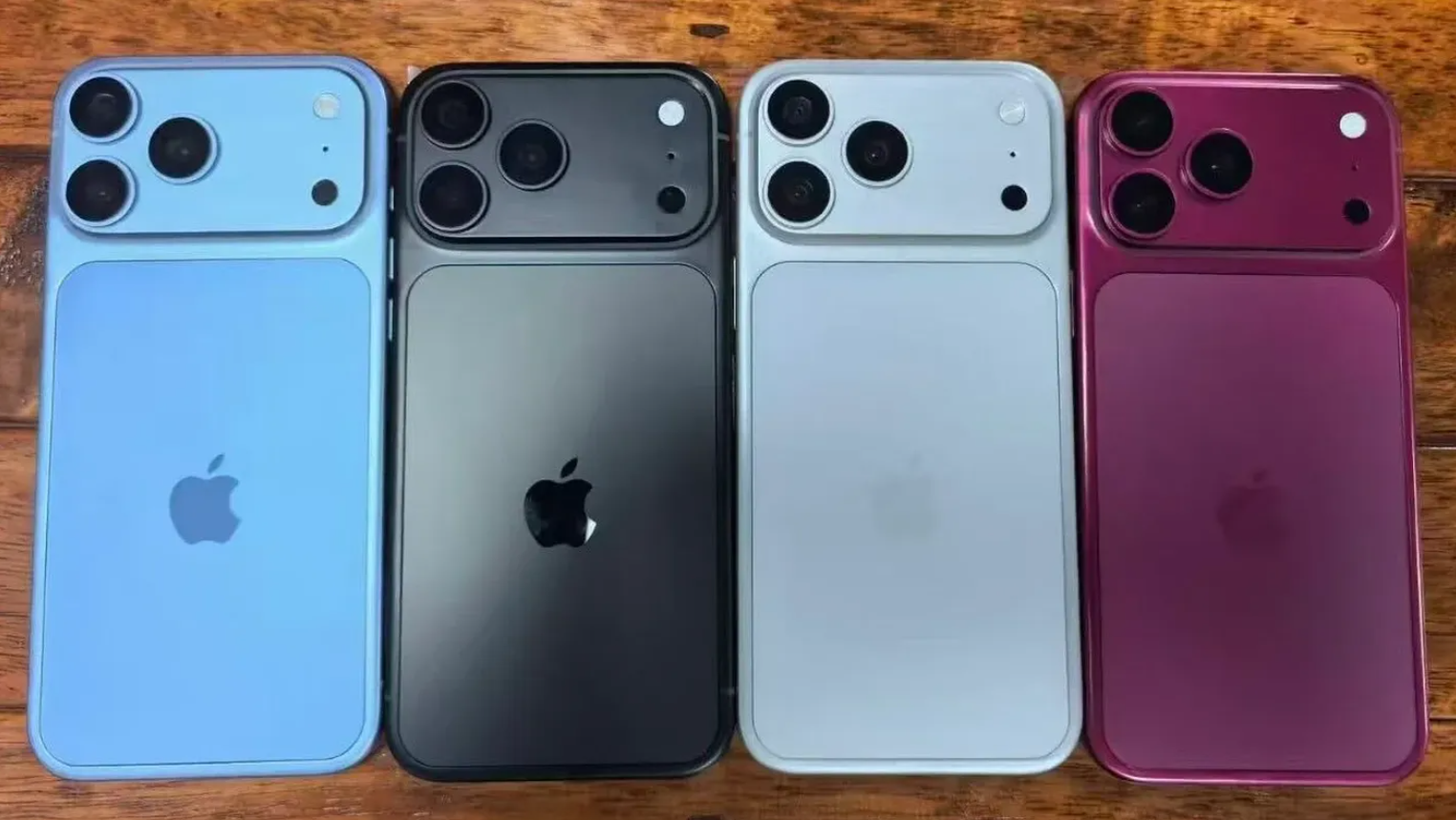 Các màu dự kiến của bộ đôi iPhone 18 Pro.