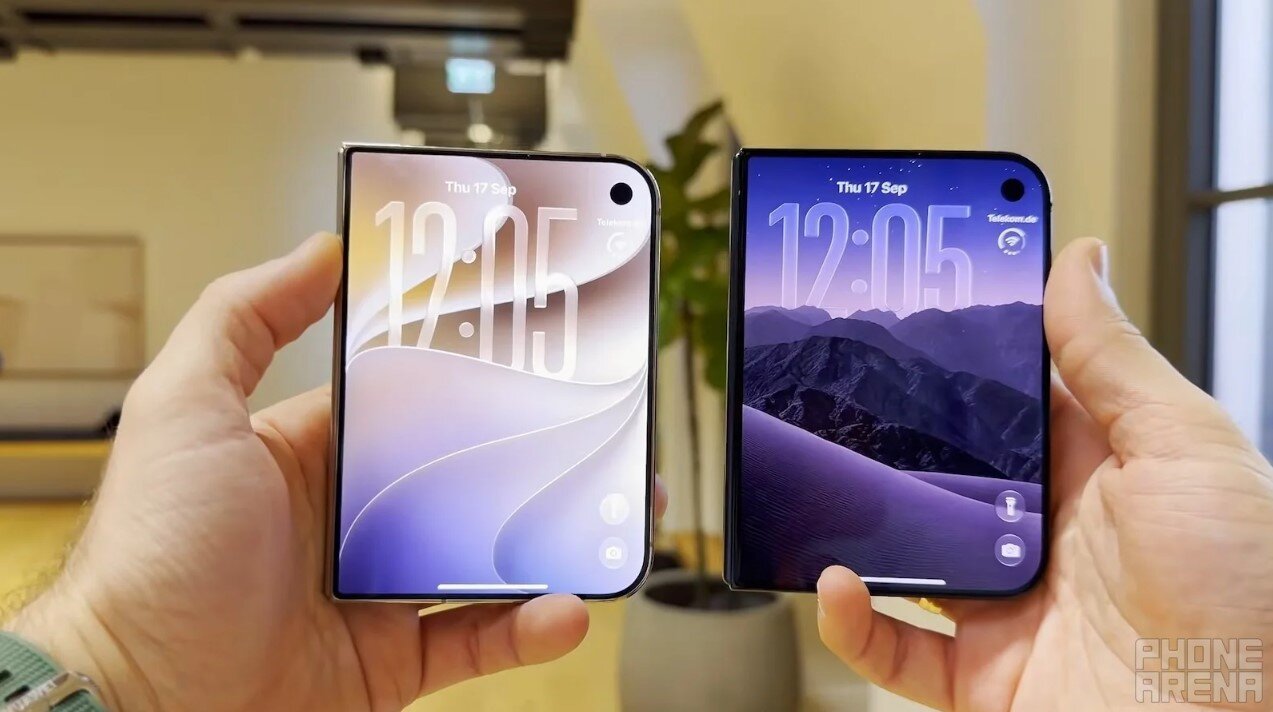 Thiết kế gập gọn của iPhone Duo.