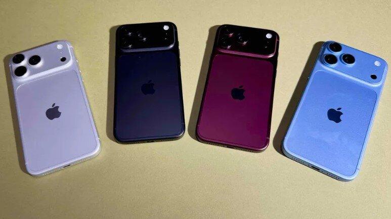 4 màu của iPhone 18 Pro Max.