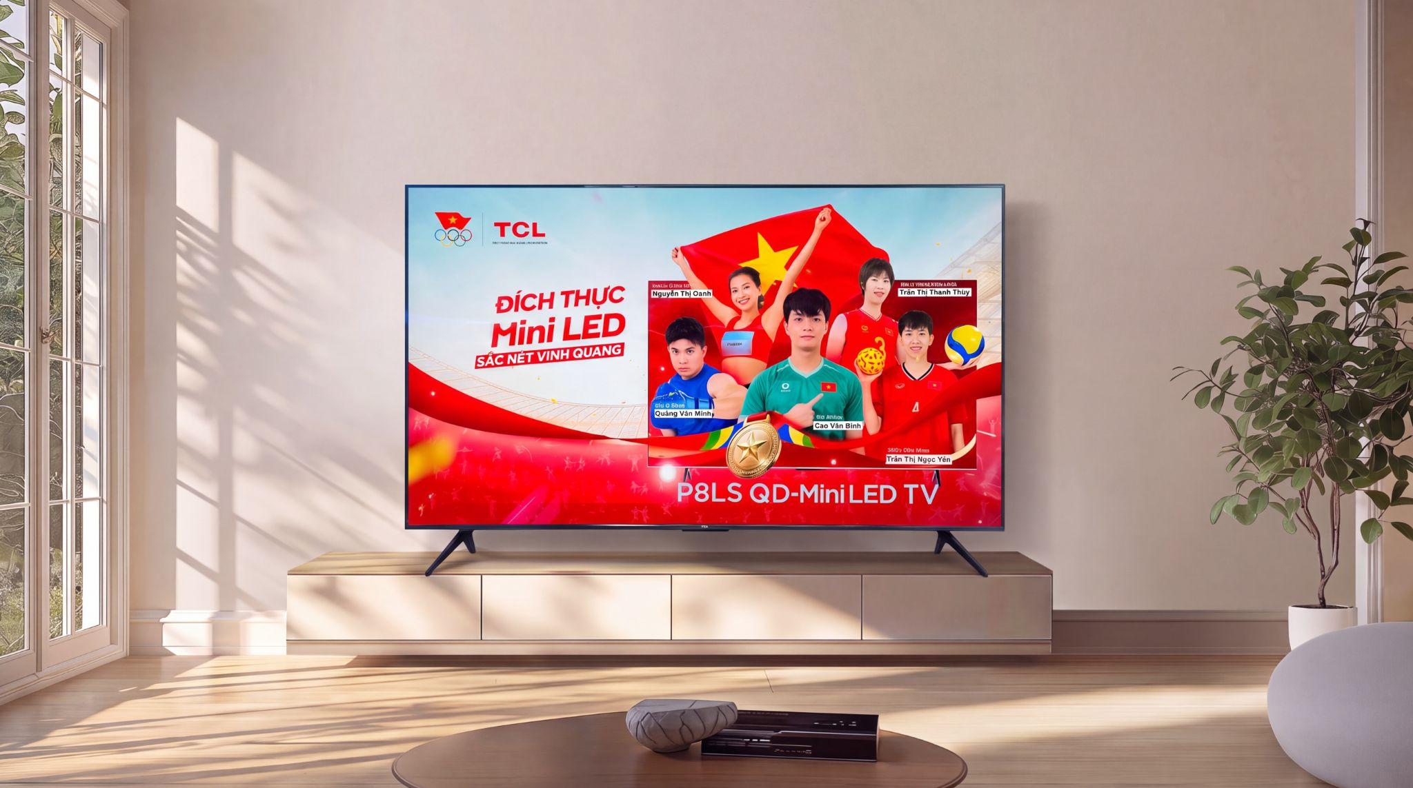 TCL P8LS sở hữu công nghệ Mini LED đích thực mang đến trải nghiệm giải trí khác biệt (ảnh: TCL)