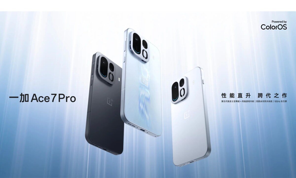 3 màu của OnePlus Ace 7 Pro.